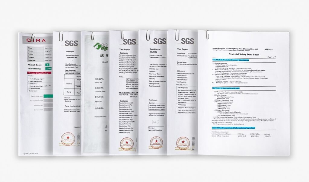 liquid test report