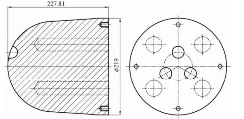 Figure 4.91 Structural diagram of core parts