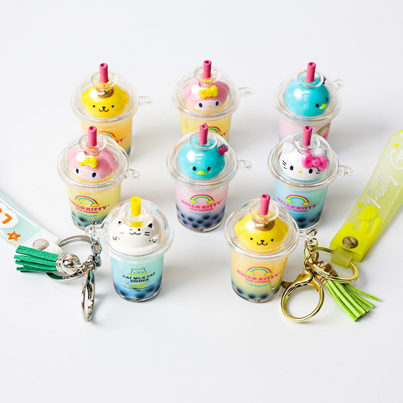 Milk Tea Cup Keychain