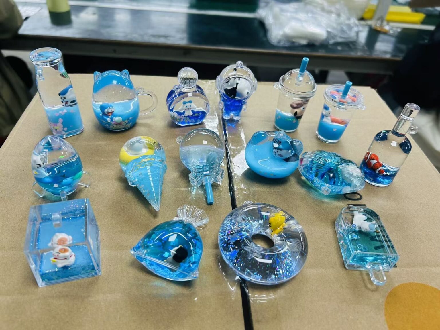 Custom Liquid Keychain Custom Personalised Quicksand Liquid Keychain Manufacturer