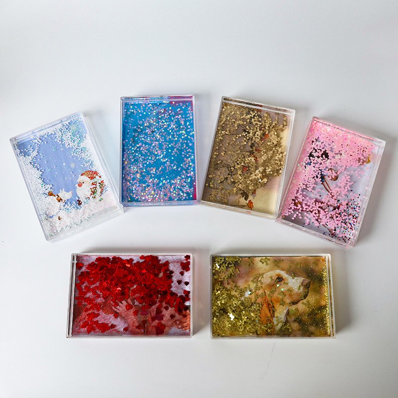 custom glitter photo frame