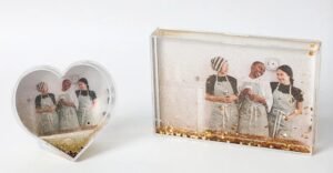 Crystal Heart Glitter Frames